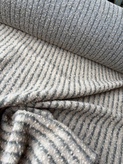 PC TODD 024 camel/brown striped heavy boiled wool