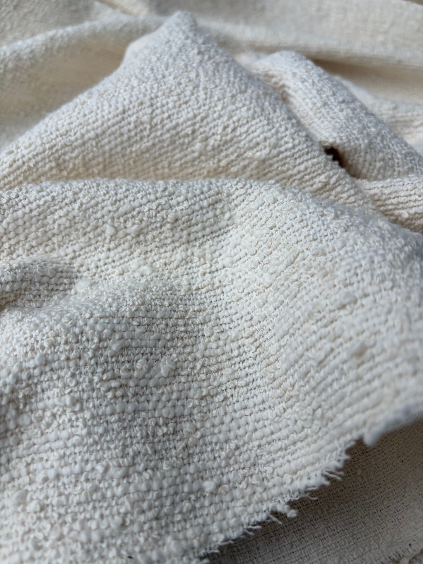 JUTTA 010 cotton tweed ecru