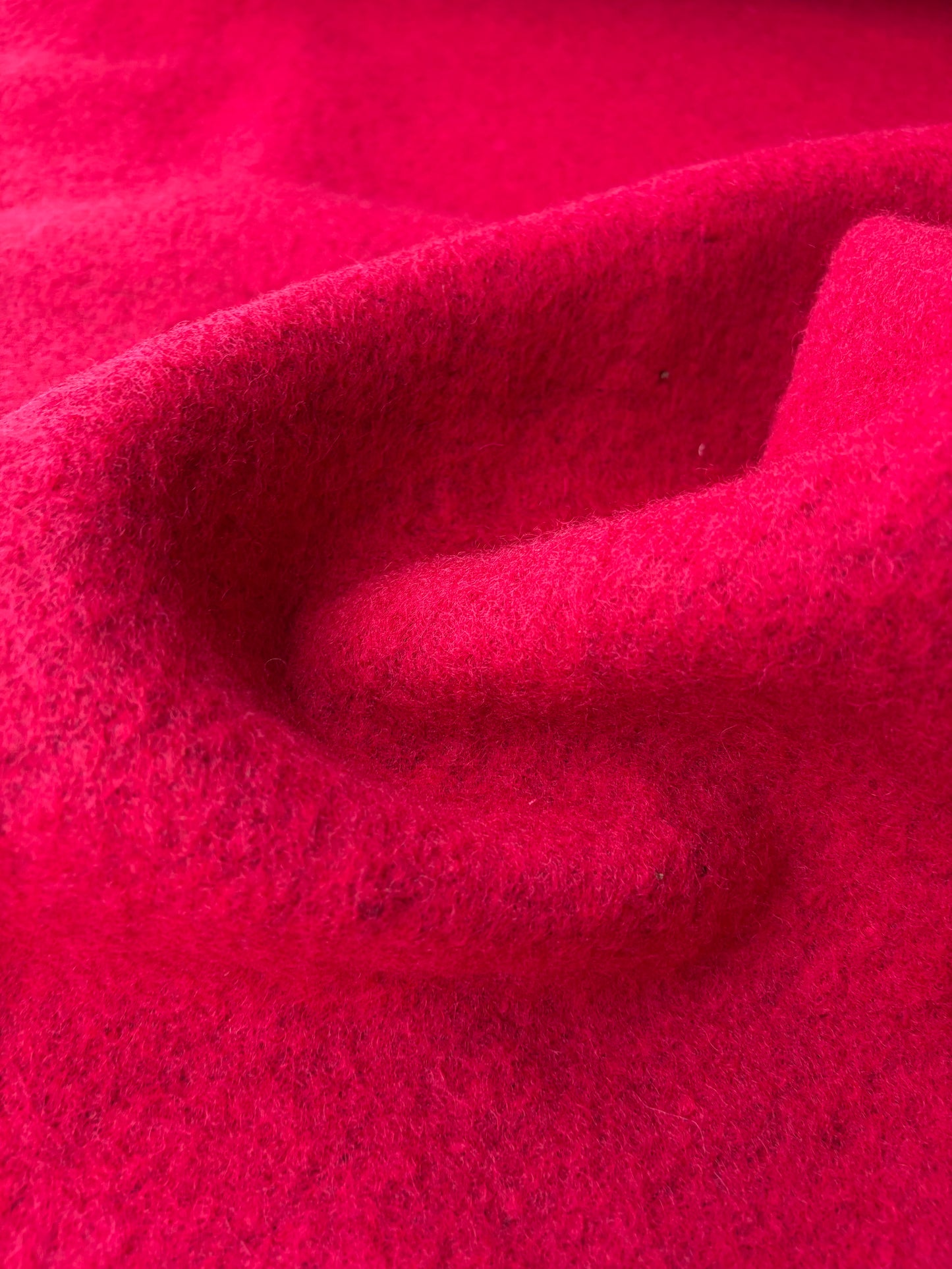 TODD 026 RED heavy boiled wool