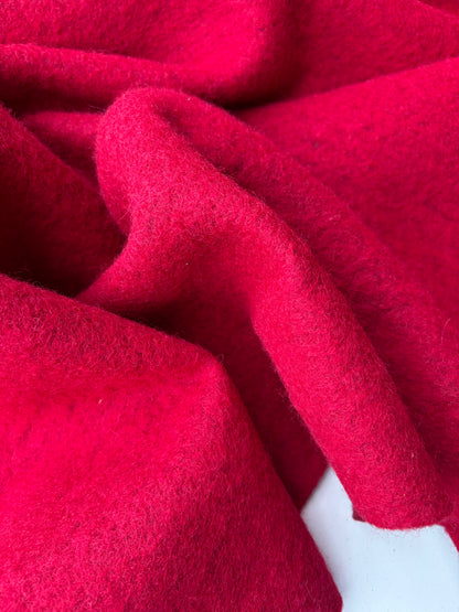 TODD 026 RED heavy boiled wool