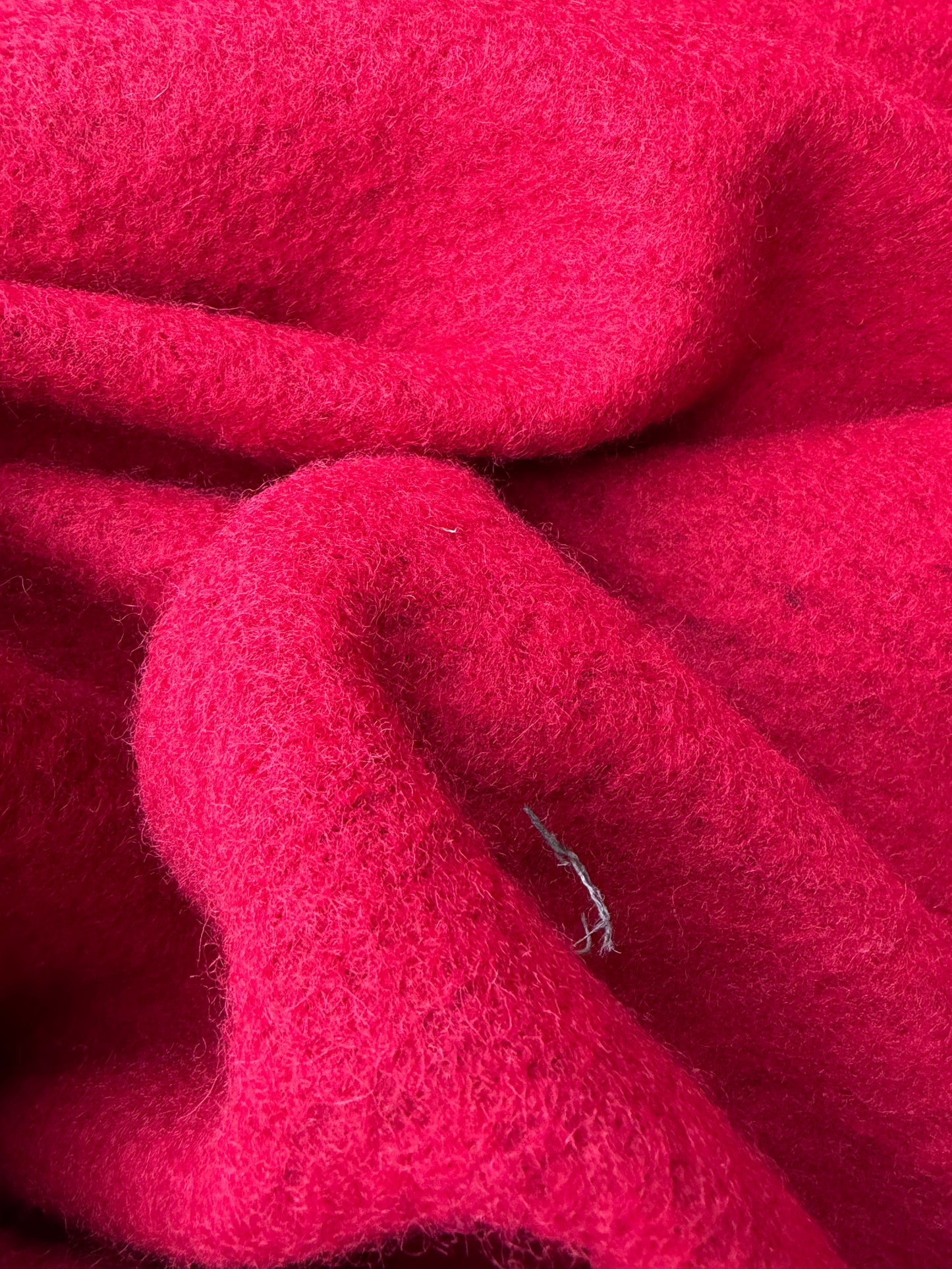 TODD 026 RED heavy boiled wool