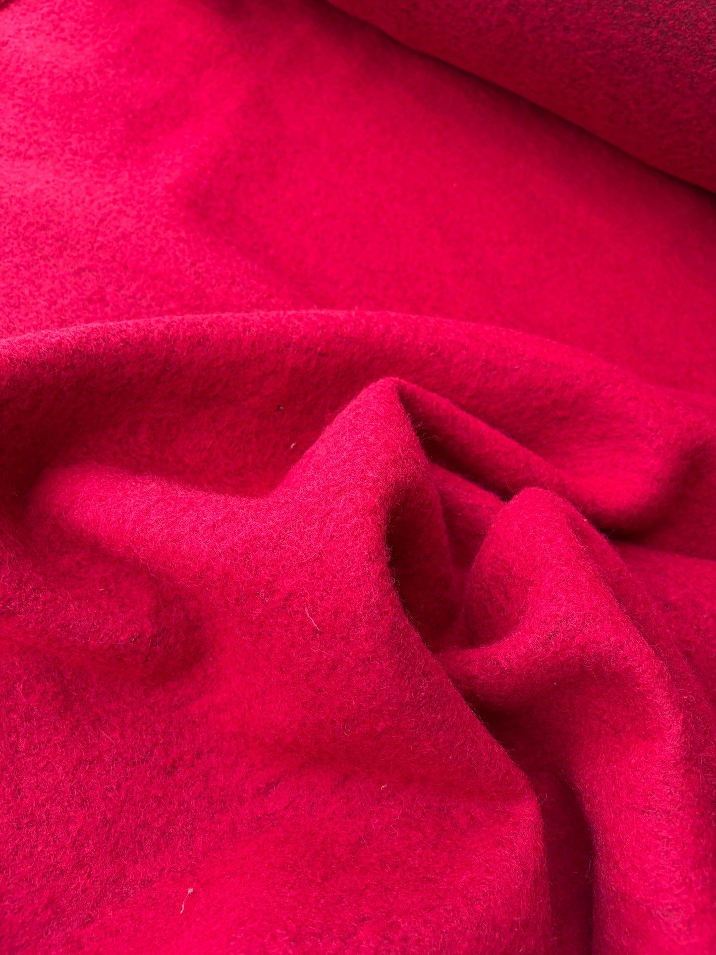 TODD 026 RED heavy boiled wool