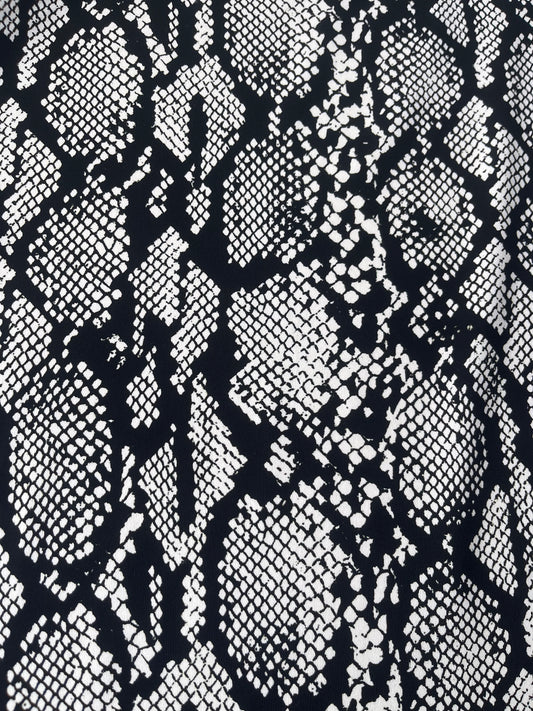 MARA MANIA 001 jersey black/white snake print