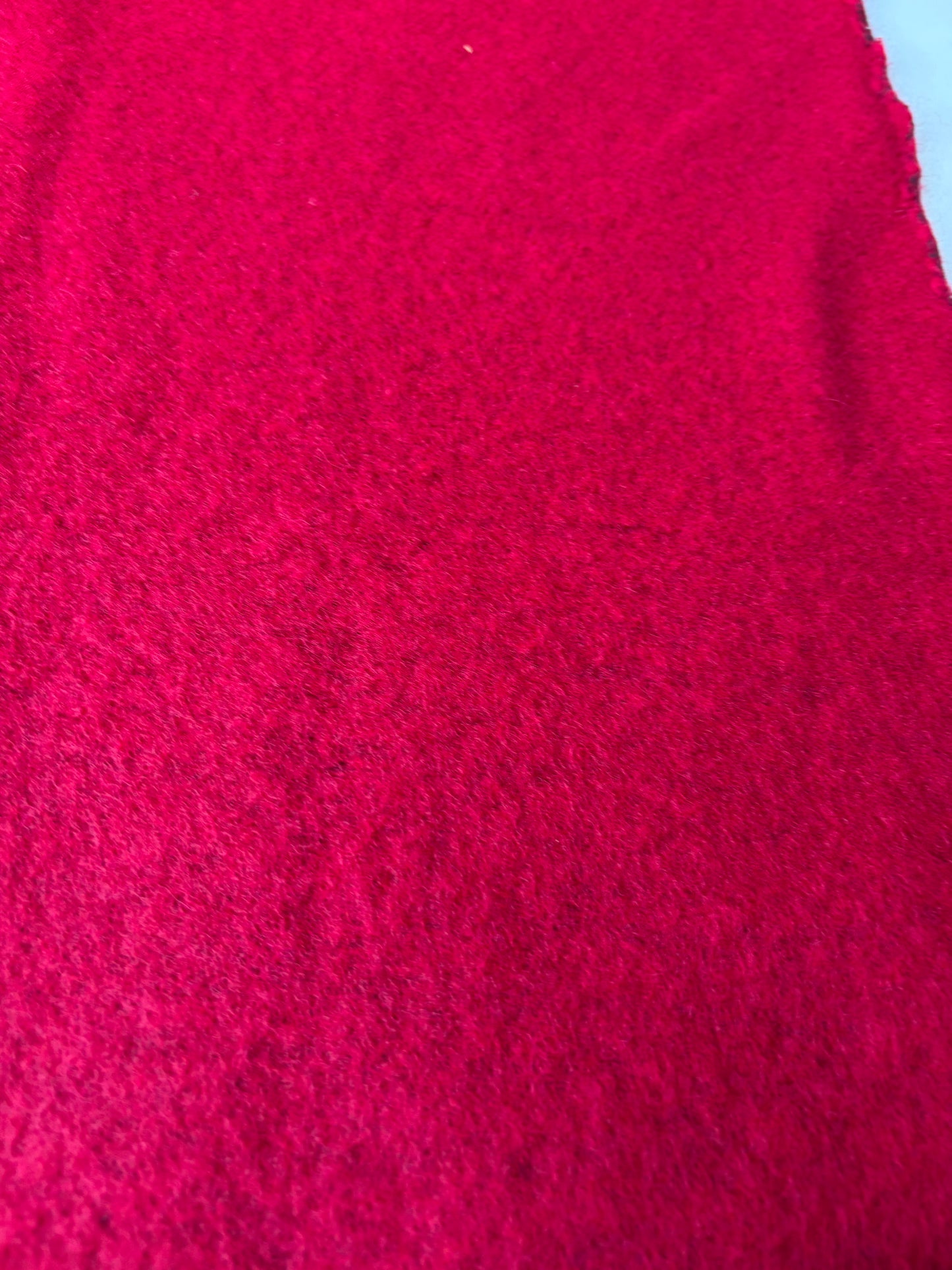 TODD 026 RED heavy boiled wool