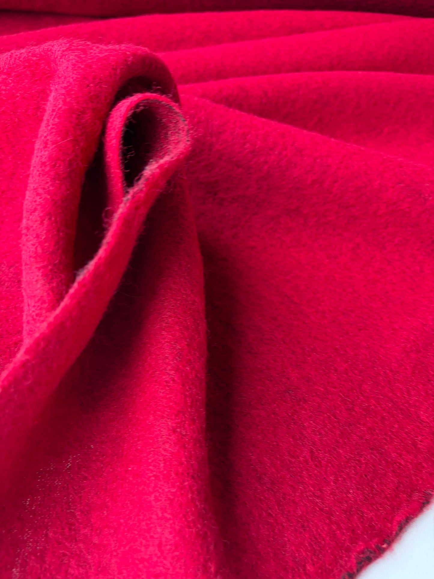 TODD 026 RED heavy boiled wool
