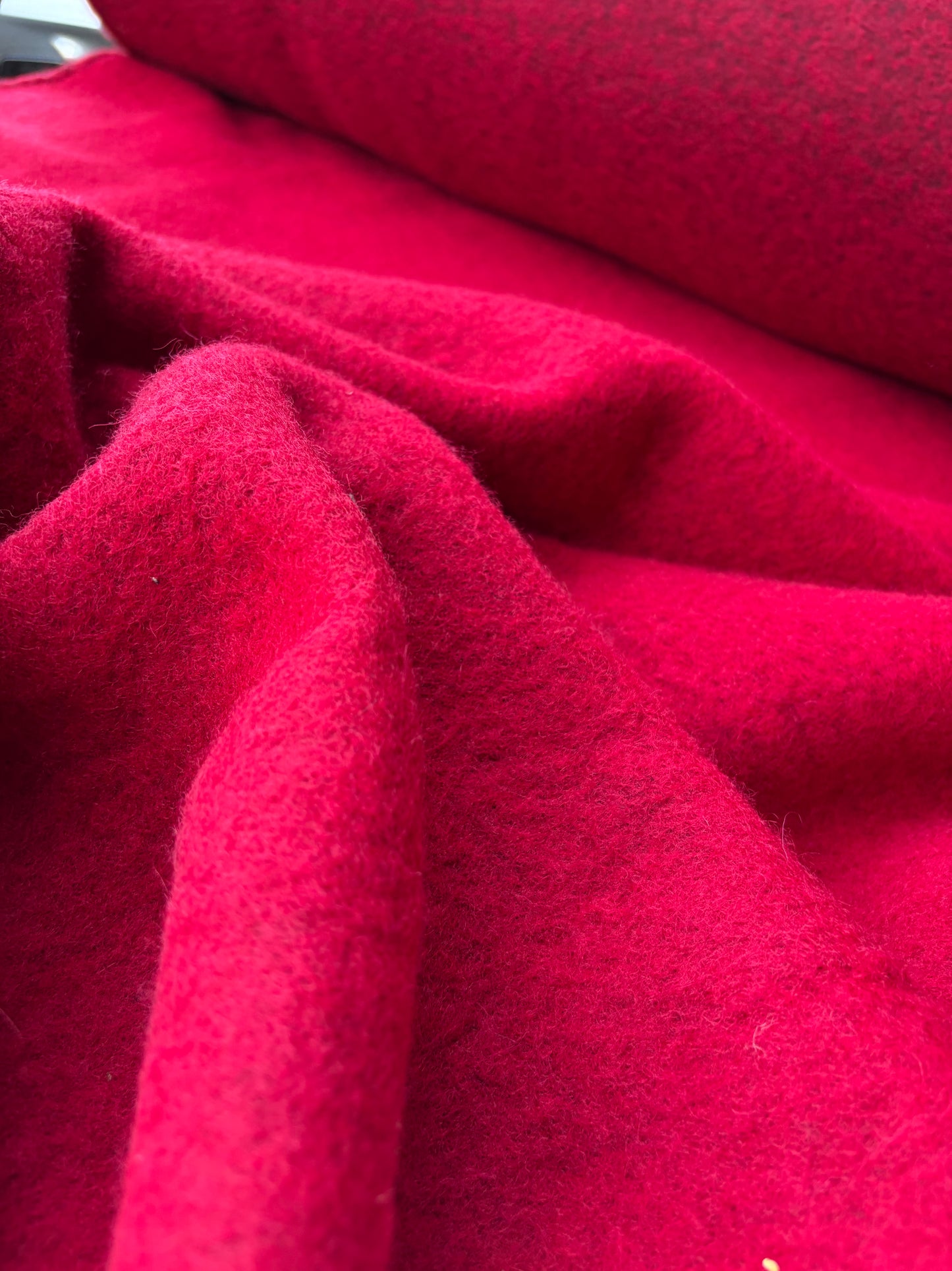 TODD 026 RED heavy boiled wool