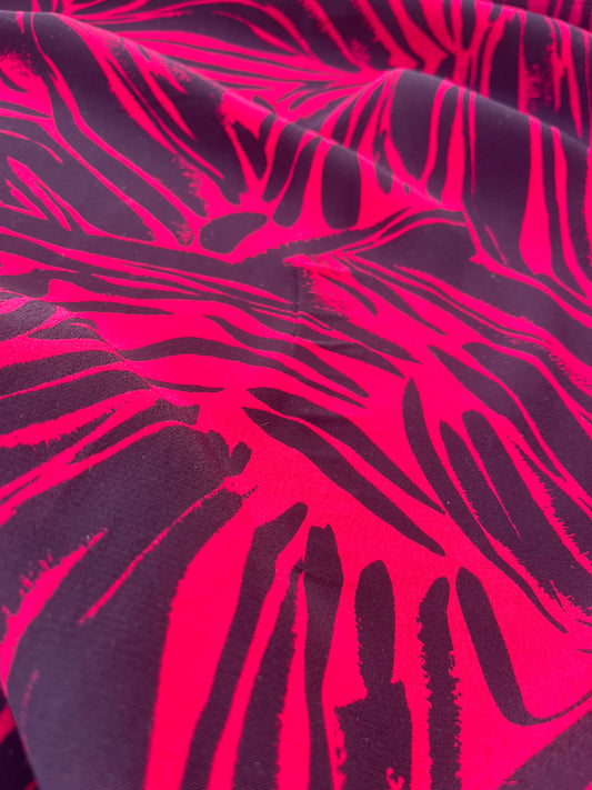 LAZARUS 001 crêpe viscose bicolor print