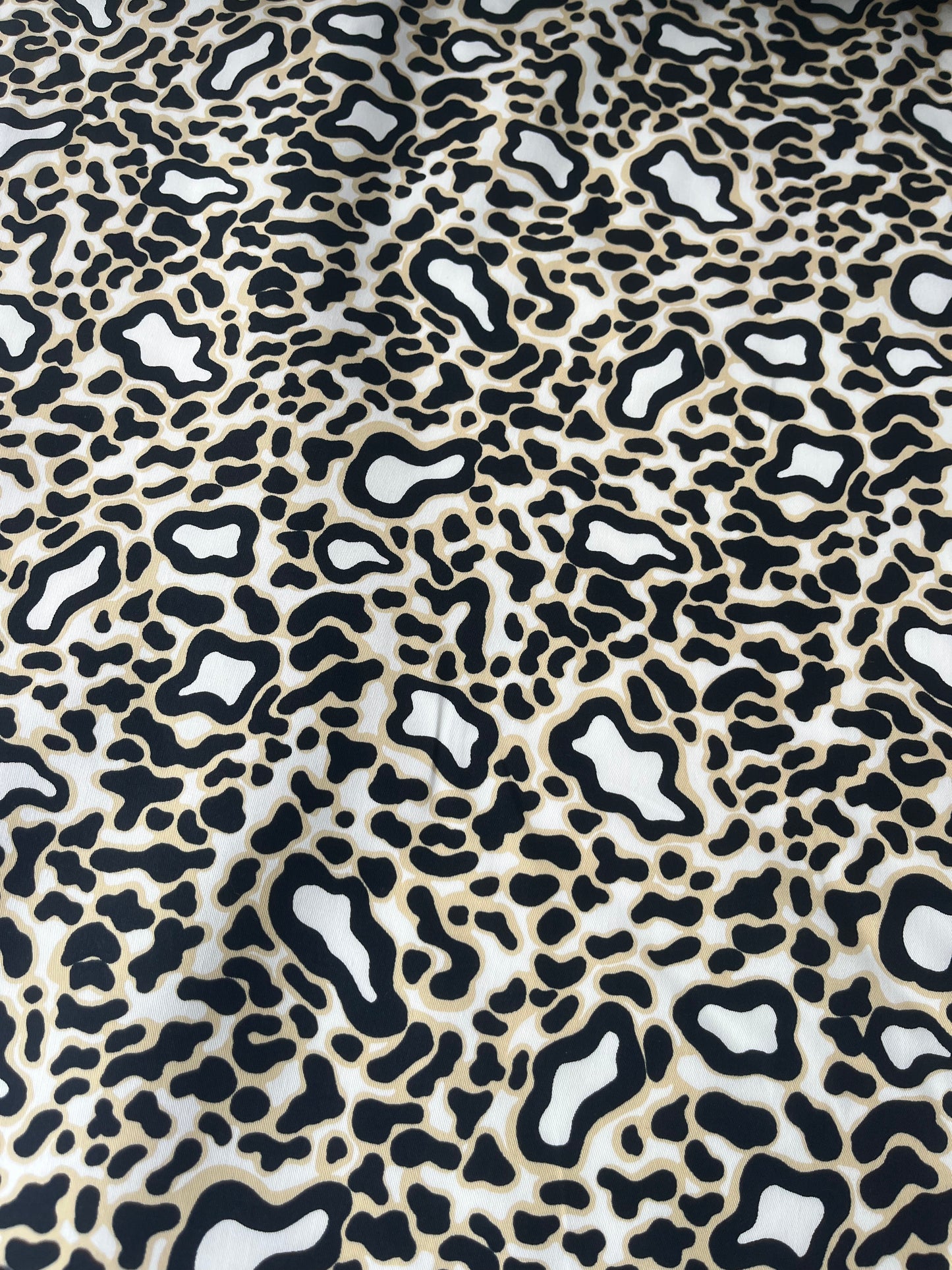 MARA MANIA 005 light cotton twill leopard print