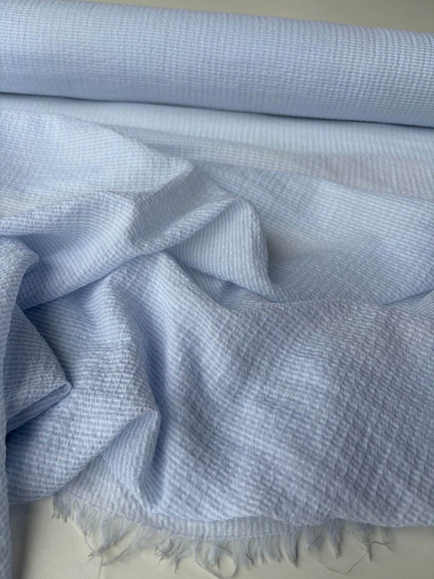 JUTTA 017 colourwoven cotton voile stripes