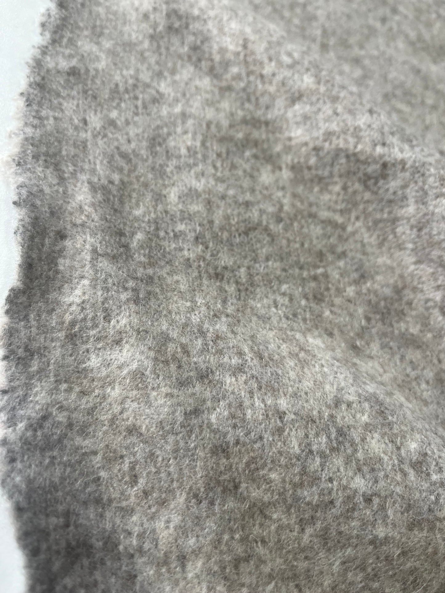 ROSALIA 019 heavy wool jersey soft taupe colour