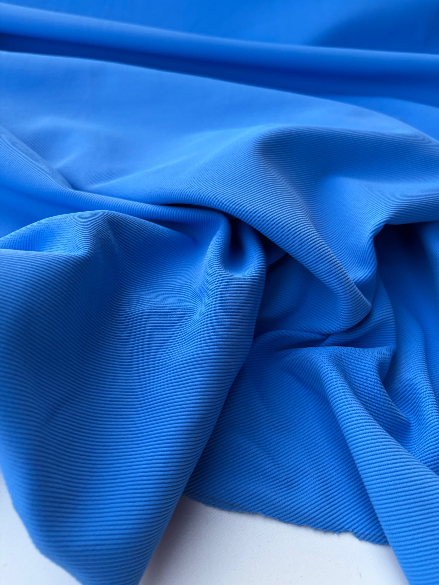 NED 003 cornflower blue heavy twill jersey