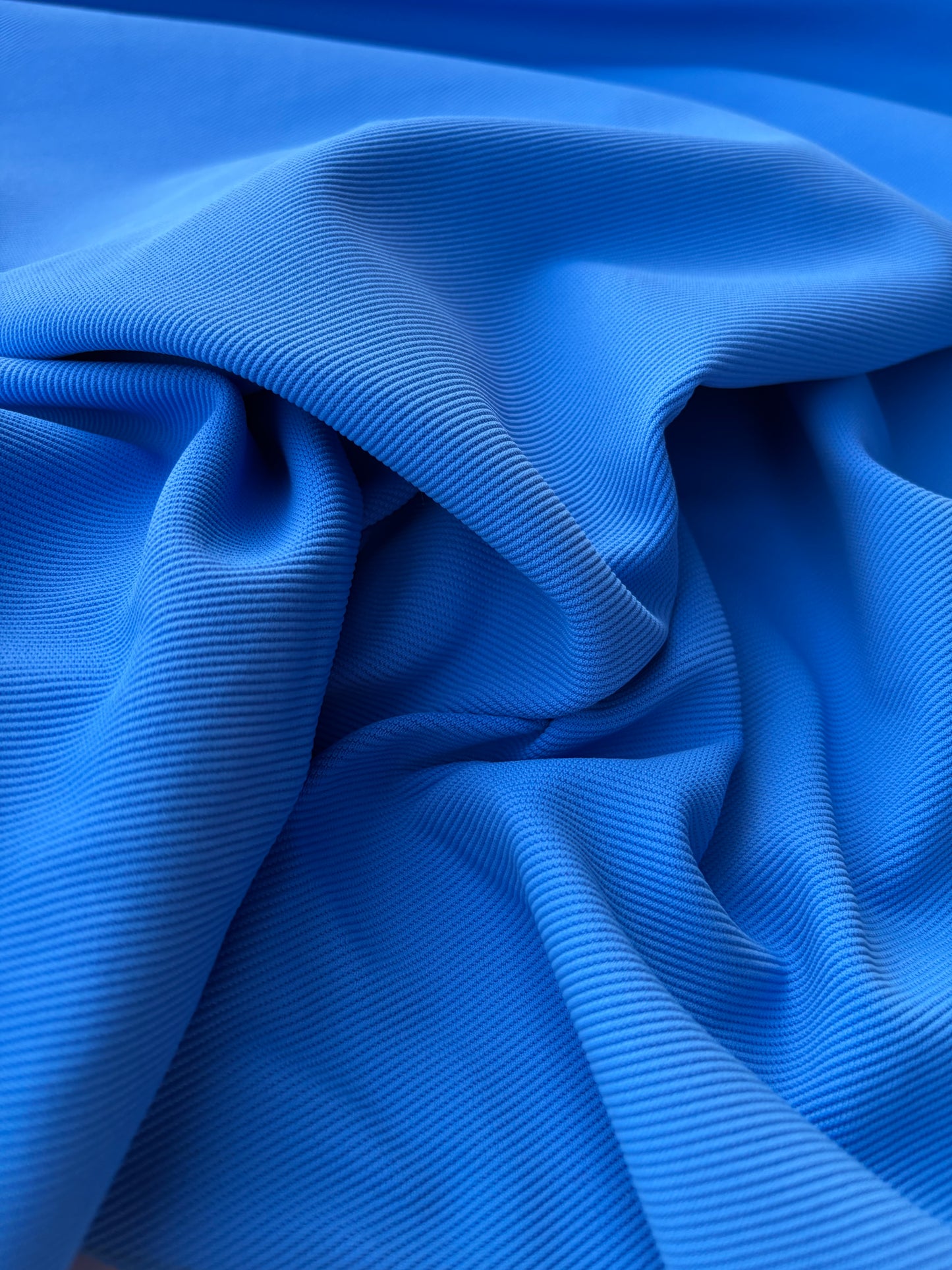 NED 003 cornflower blue heavy twill jersey