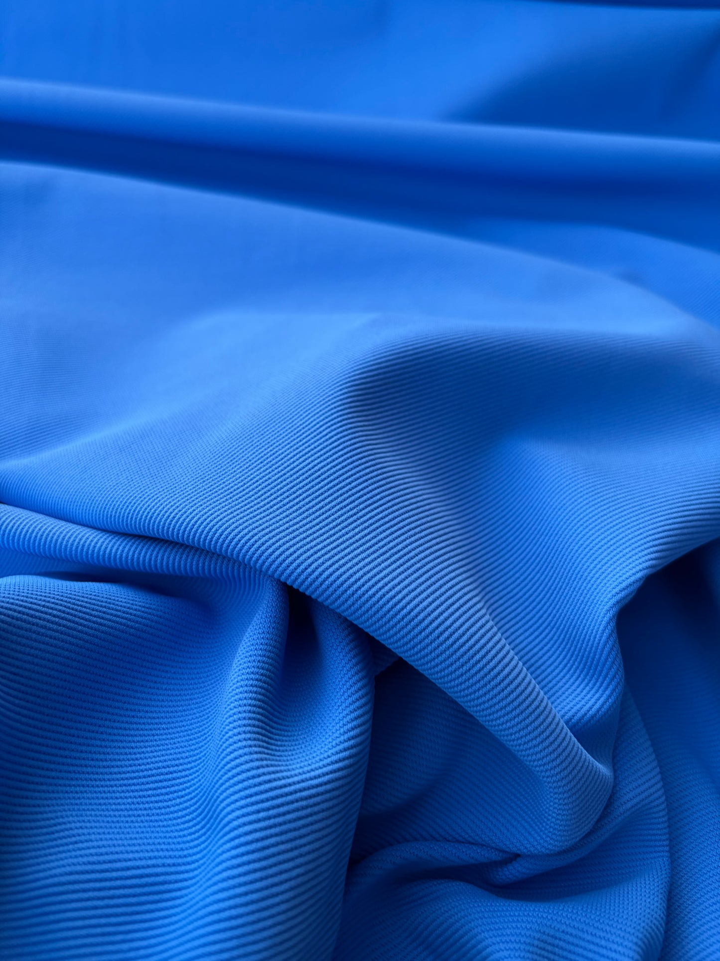 NED 003 cornflower blue heavy twill jersey