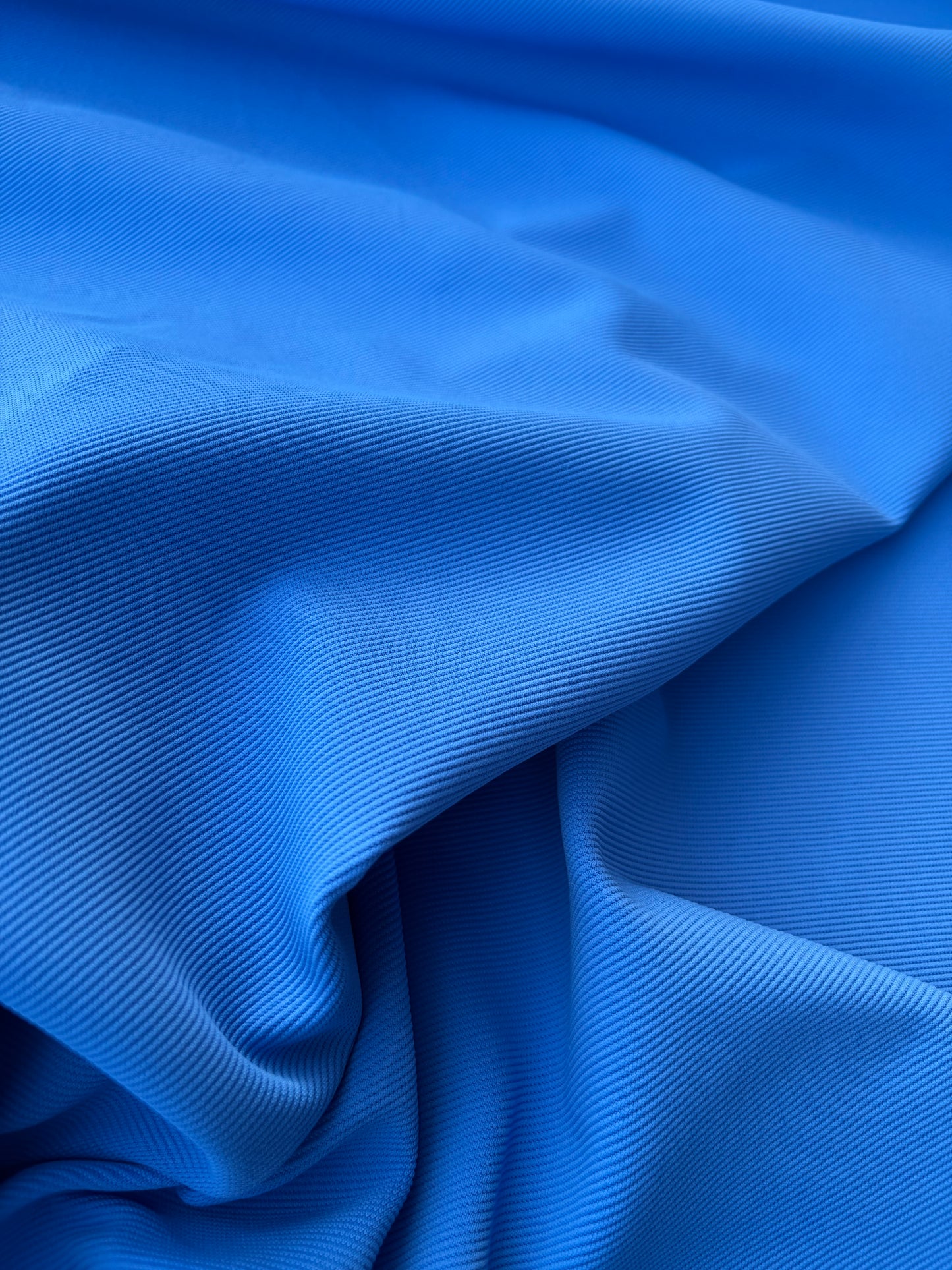 NED 003 cornflower blue heavy twill jersey