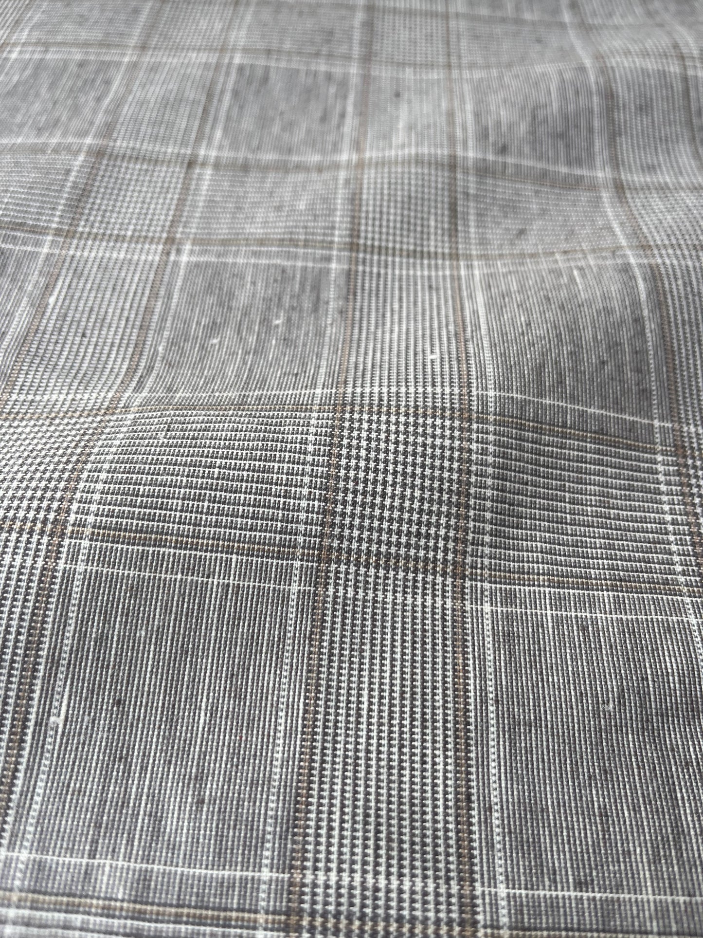 MARA MANIA 010 linen cotton stretch check