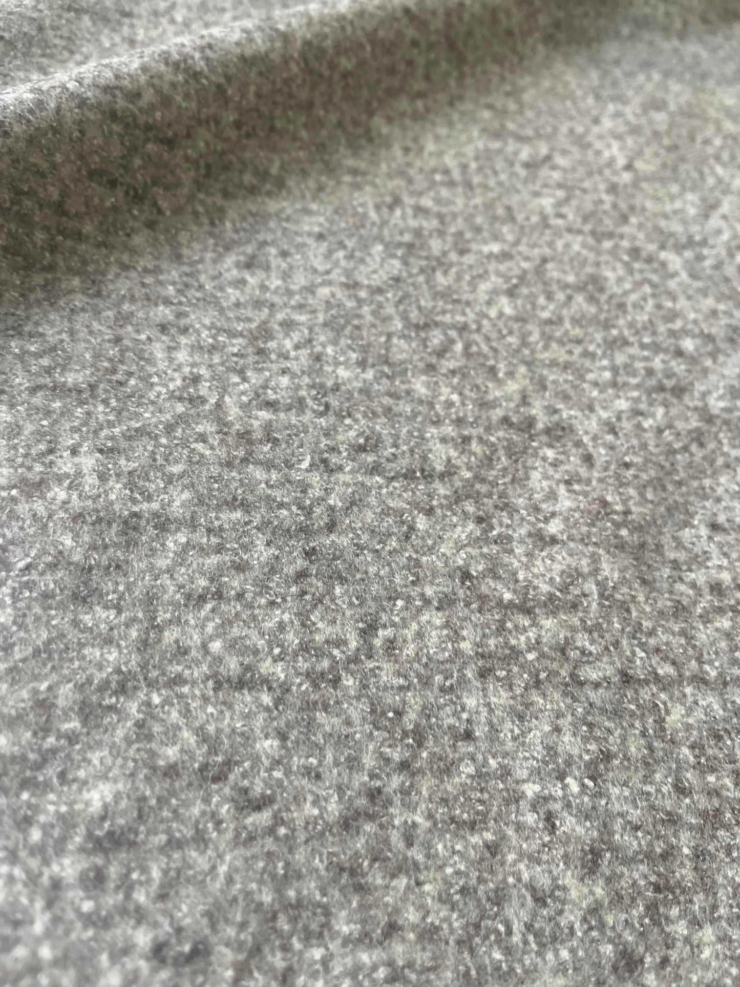 ROSALIA 025 heavy wool jersey grey mélange colour