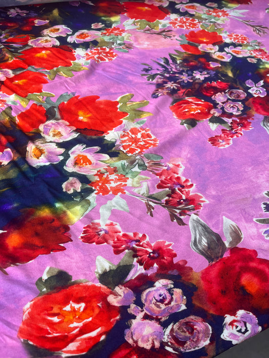 MARA MANIA 015 jersey viscose elasthane flowerfield