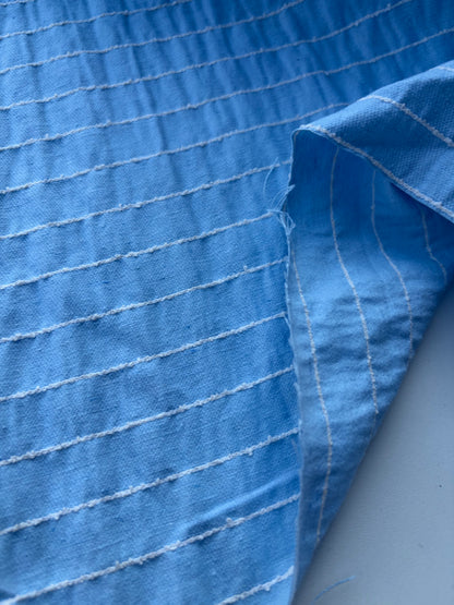 NED 008 light blue cotton stripes