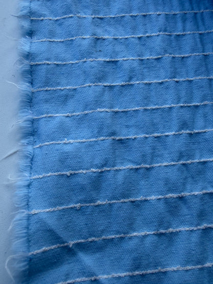 NED 008 light blue cotton stripes