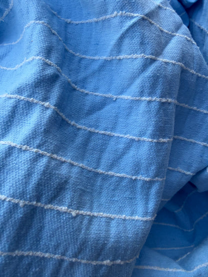 NED 008 light blue cotton stripes
