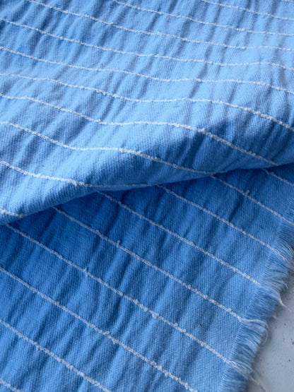 NED 008 light blue cotton stripes