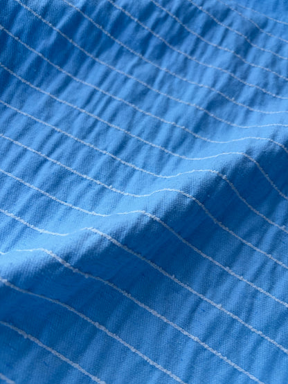 NED 008 light blue cotton stripes