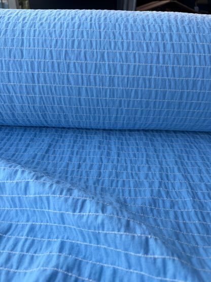 NED 008 light blue cotton stripes
