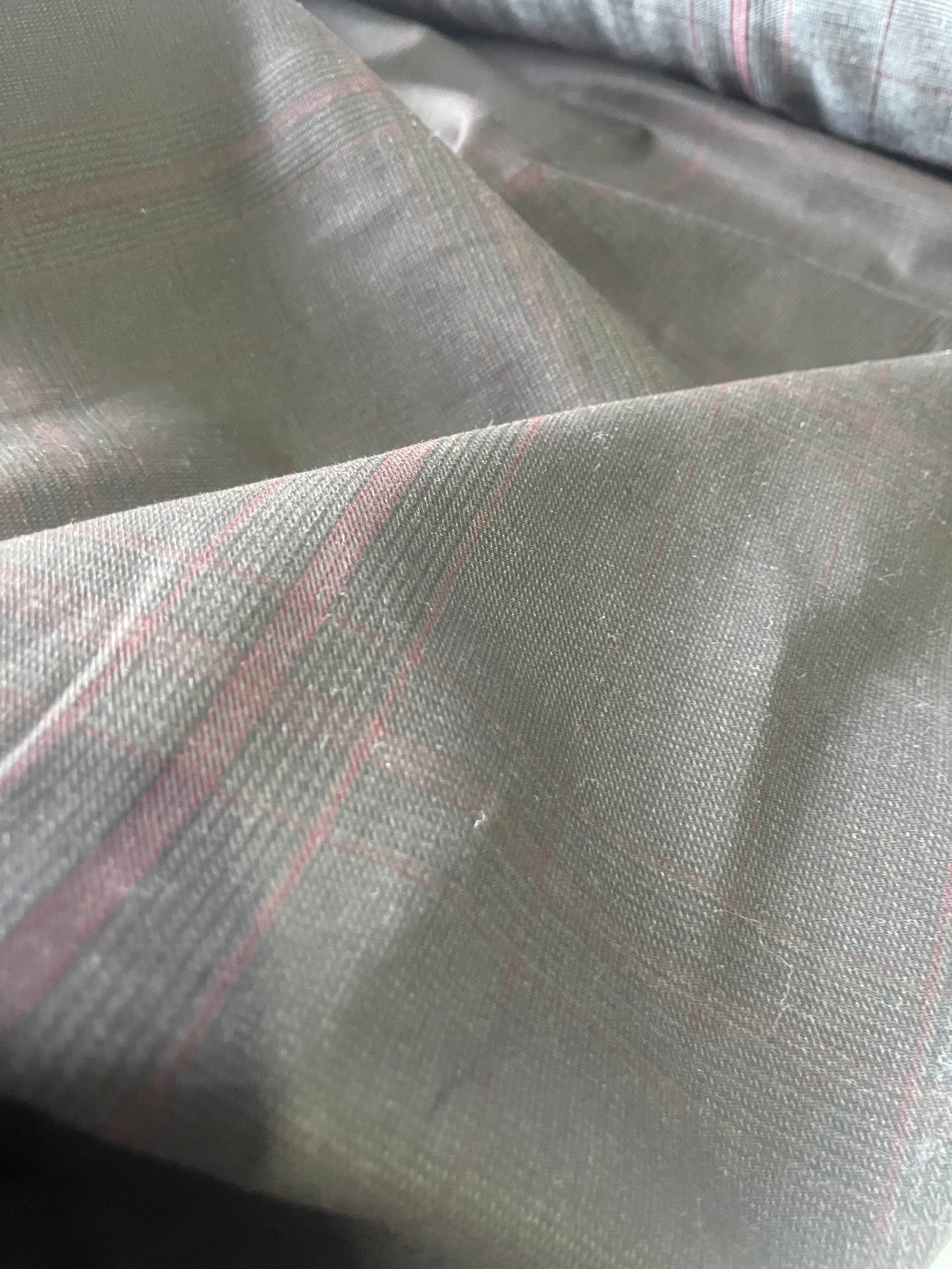 ROSALIA 035 heavy cotton check overdyed