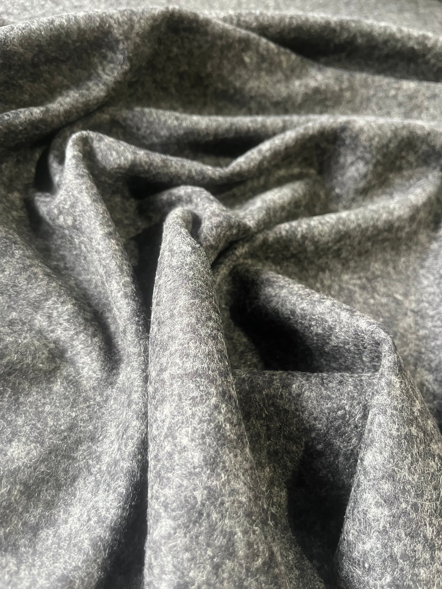 ROSALIA 036 heavy wool jersey grey/black check