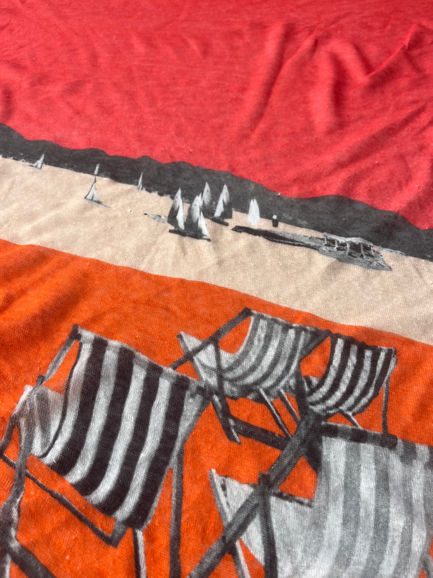MARA MANIA 022 linen jersey "a day at the beach"