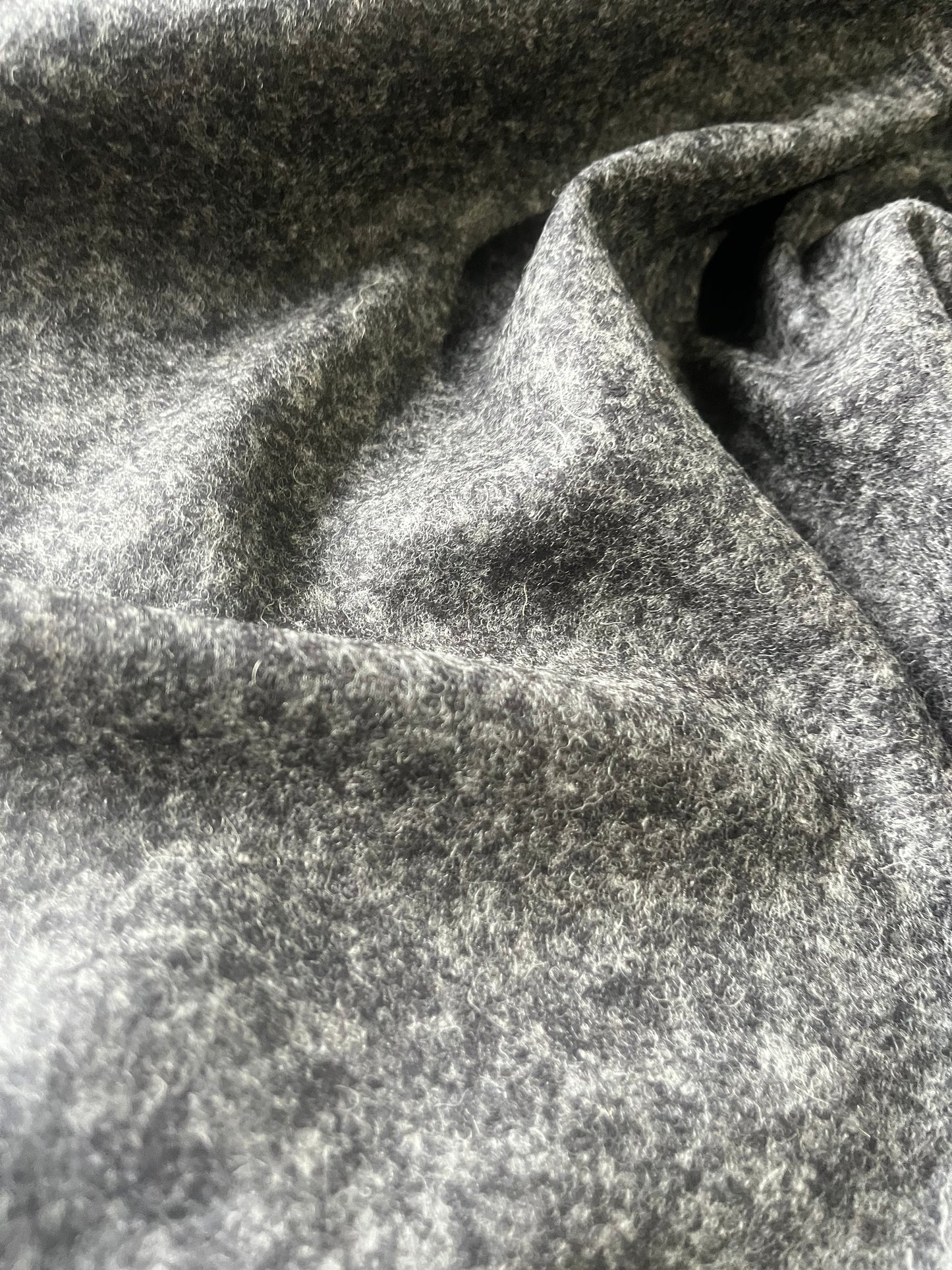 ROSALIA 036 heavy wool jersey grey/black check