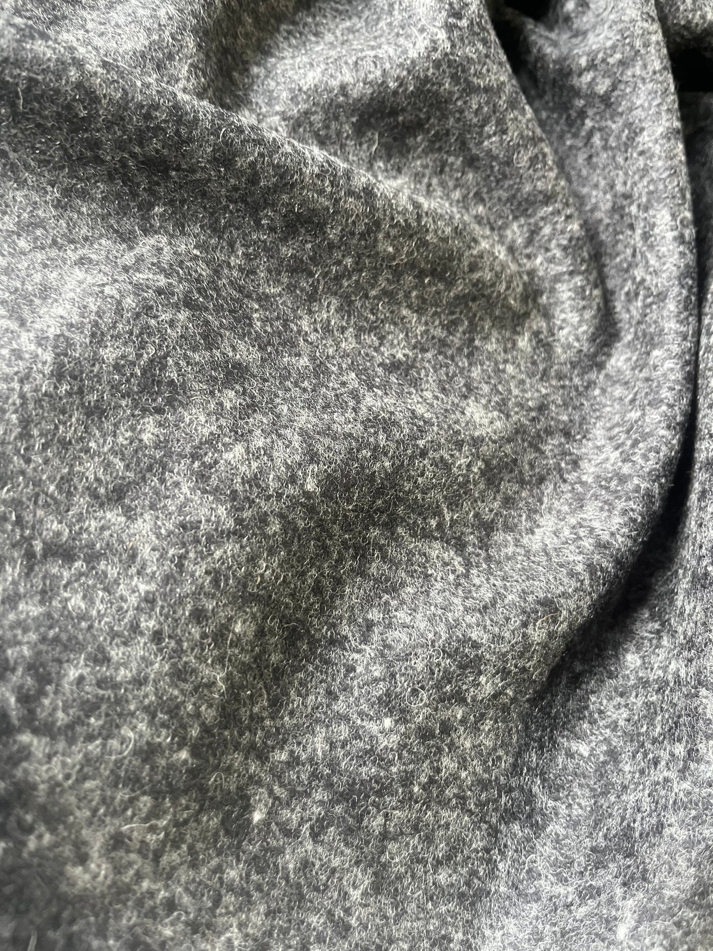 ROSALIA 036 heavy wool jersey grey/black check