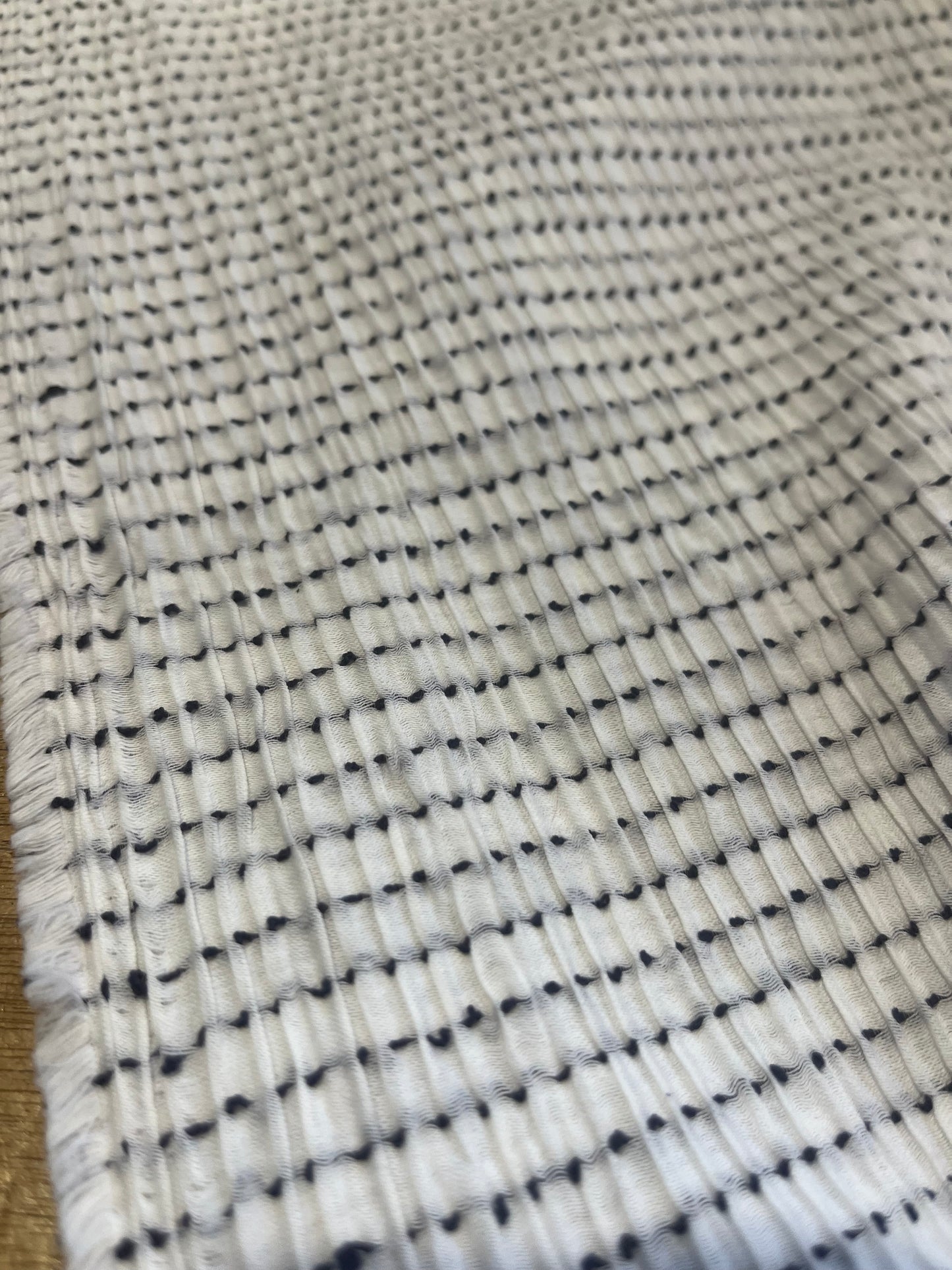 G01 CAN 1725 smocked jacquard stripe with silk