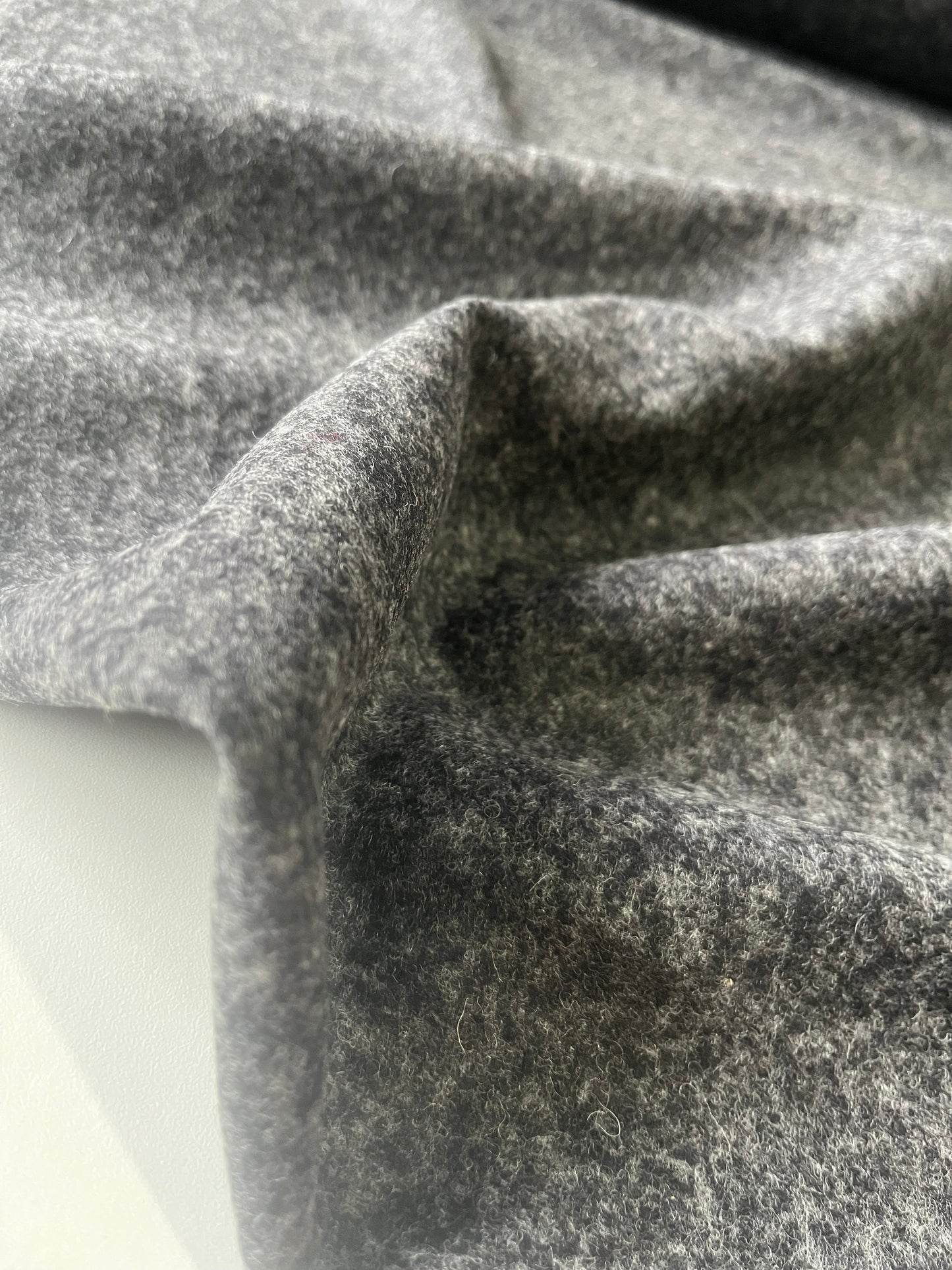 ROSALIA 036 heavy wool jersey grey/black check