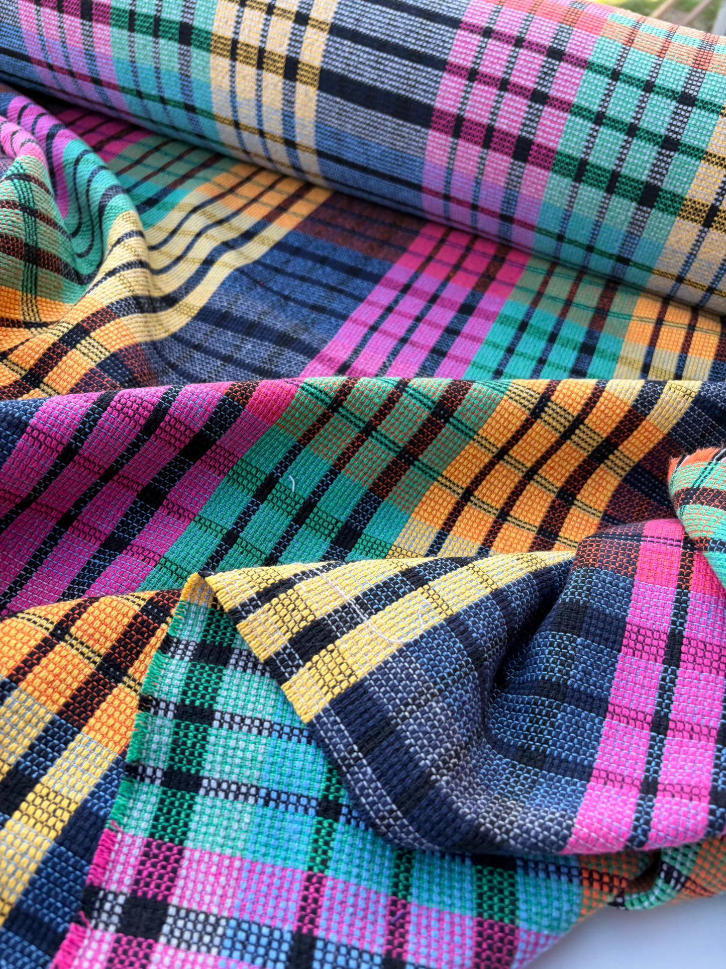 NED 015 checkered heavy cotton