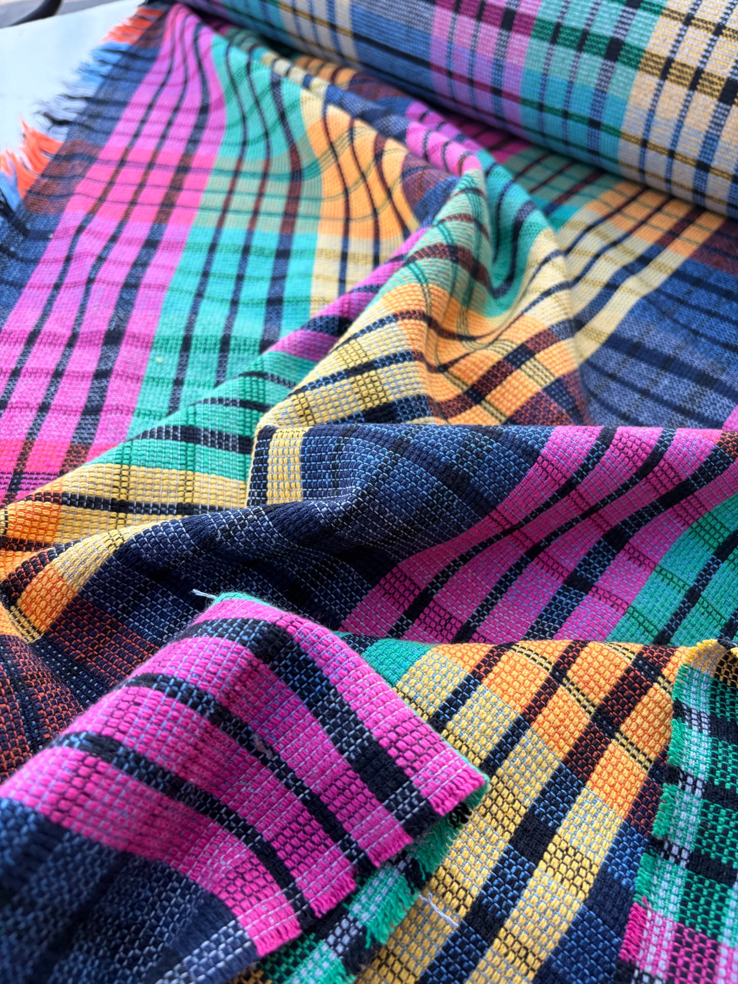 NED 015 checkered heavy cotton