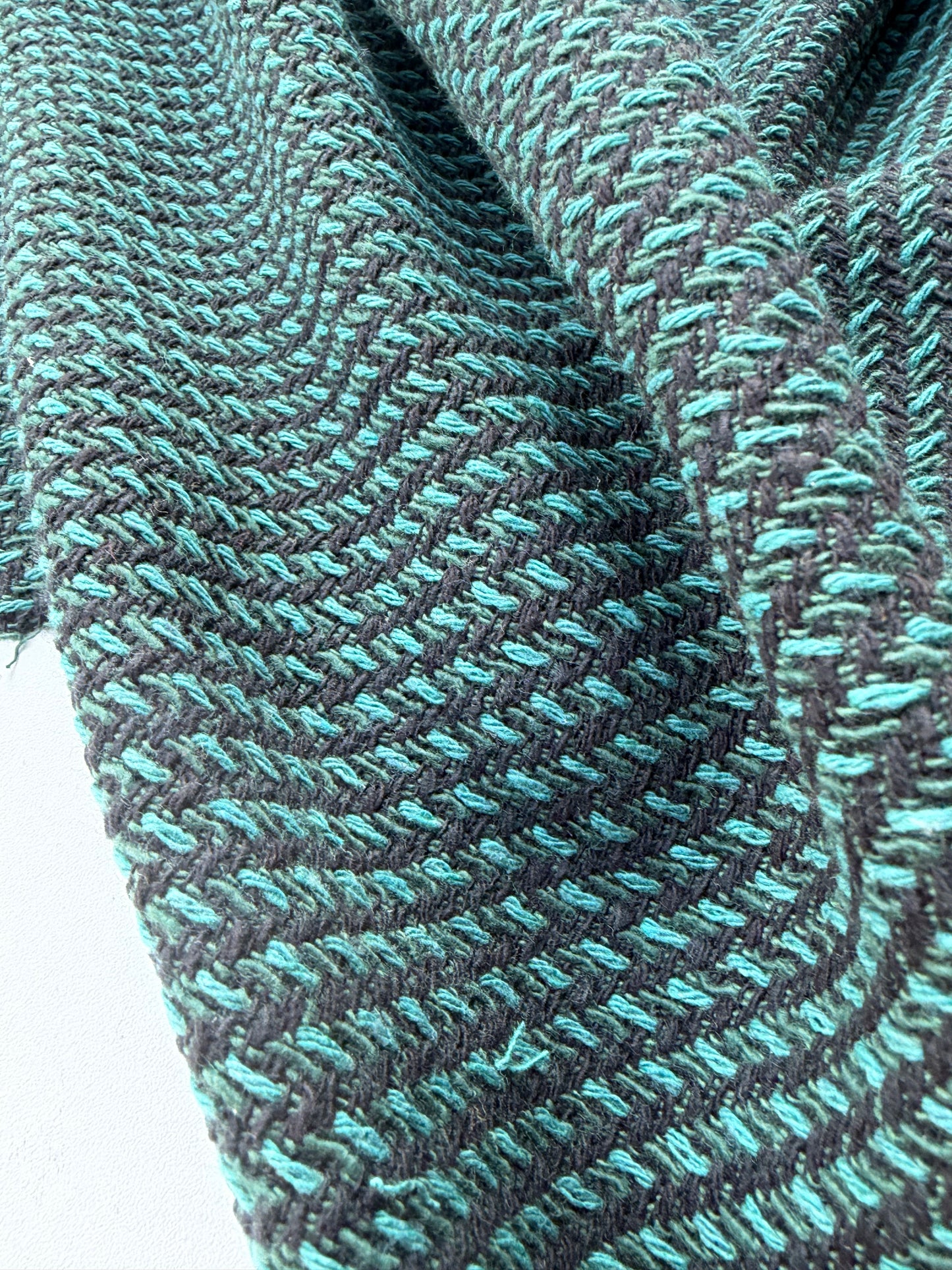 NED 016 green cotton tweed