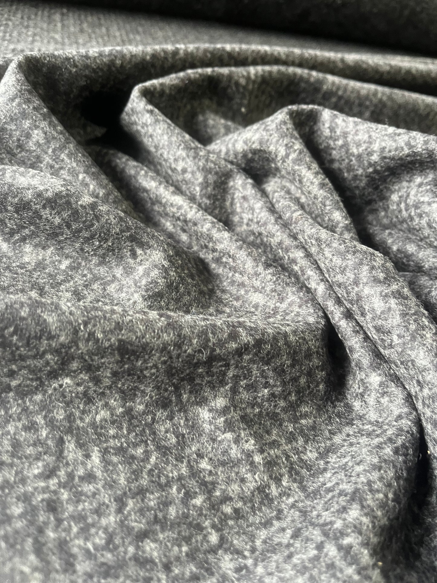 ROSALIA 041 heavy wool jersey grey/black pied de poule