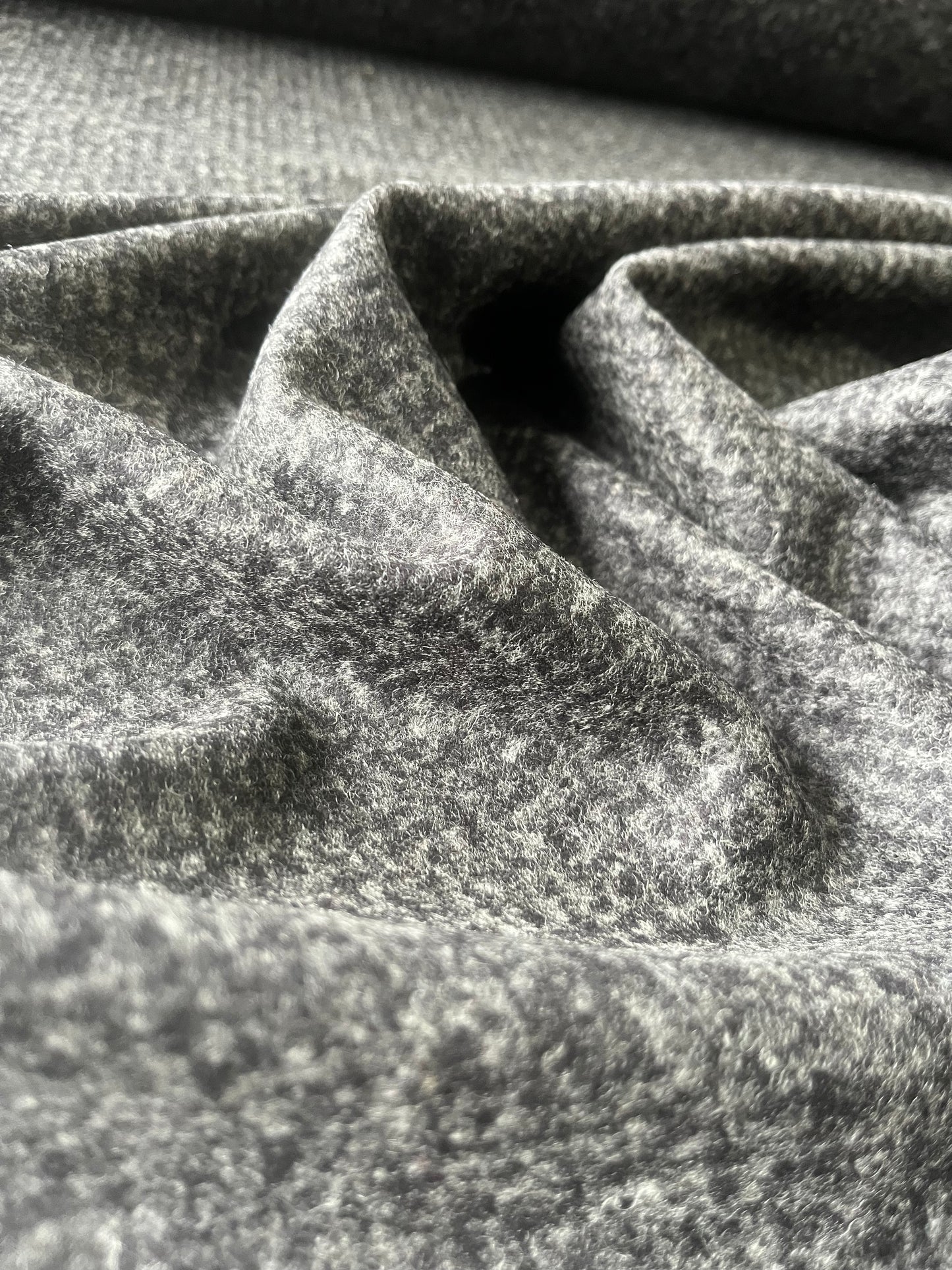 ROSALIA 041 heavy wool jersey grey/black pied de poule