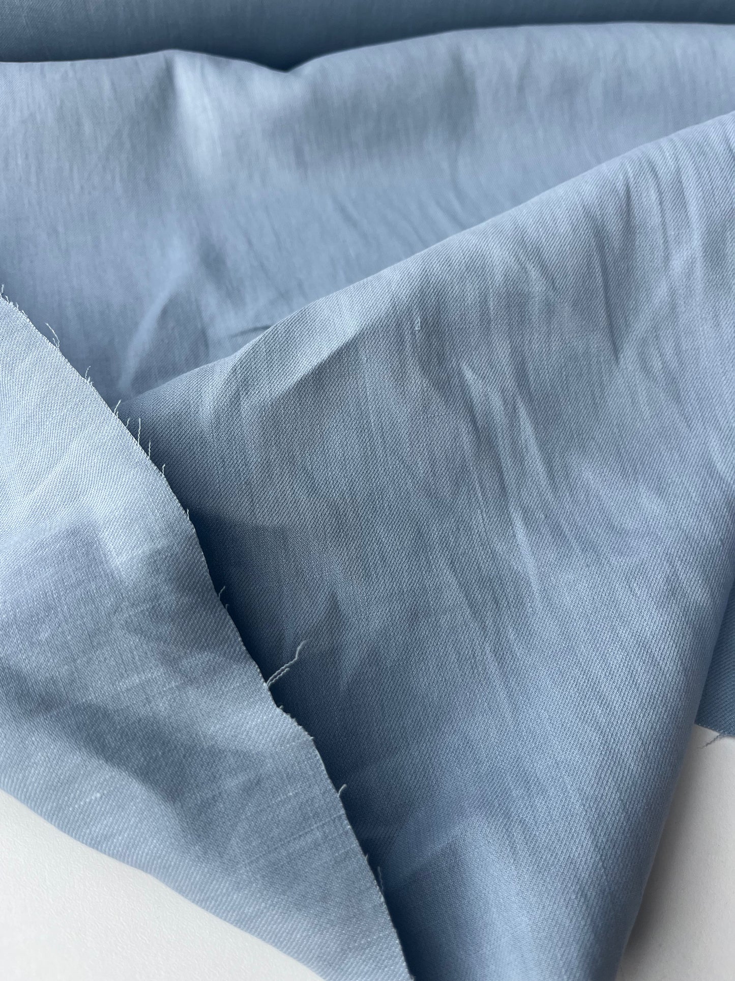 MARA MANIA 027 linen cotton stretch light blue