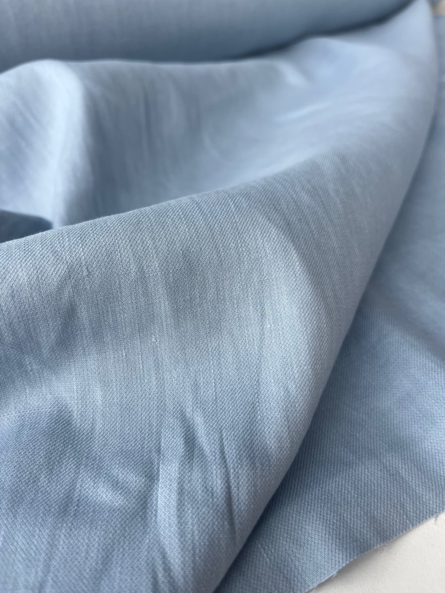 MARA MANIA 027 linen cotton stretch light blue