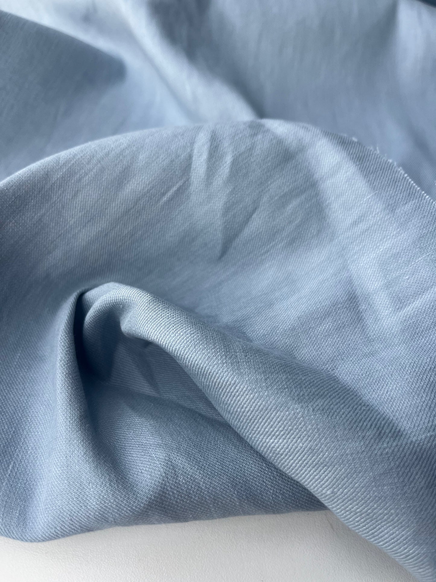 MARA MANIA 027 linen cotton stretch light blue