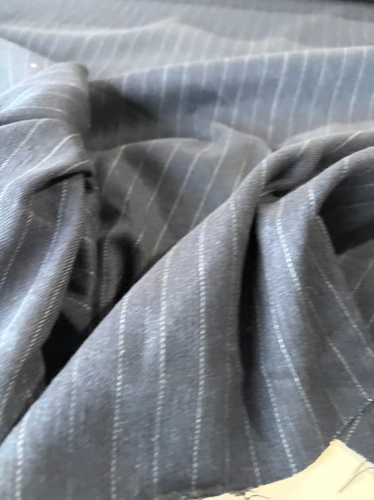JUTTA 040 wool denim stripes