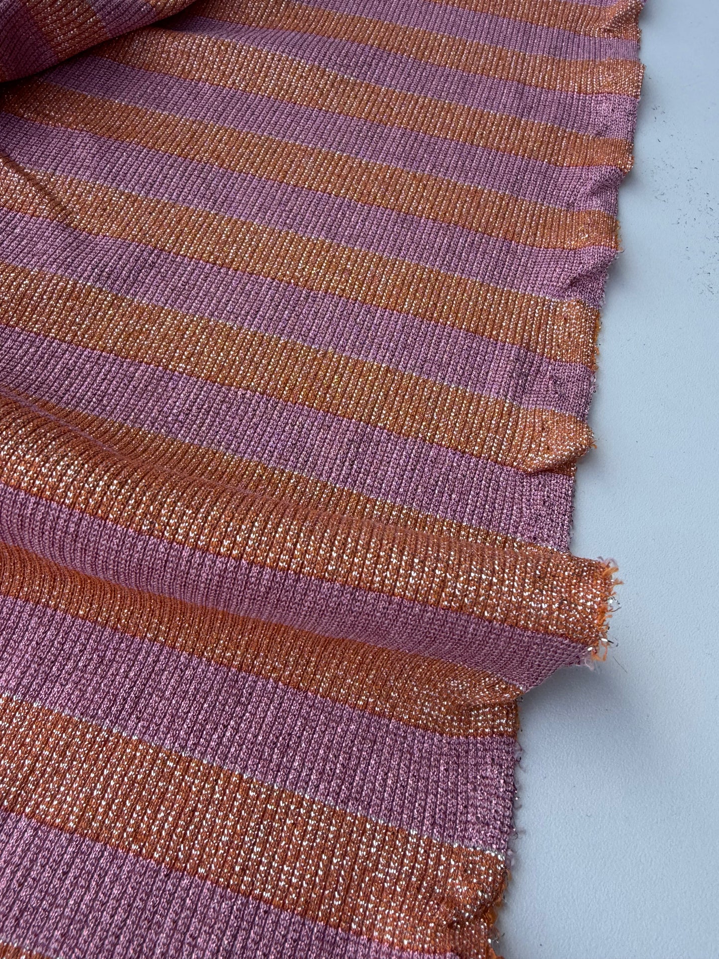 NED 021 shiny viscose jersey stripes