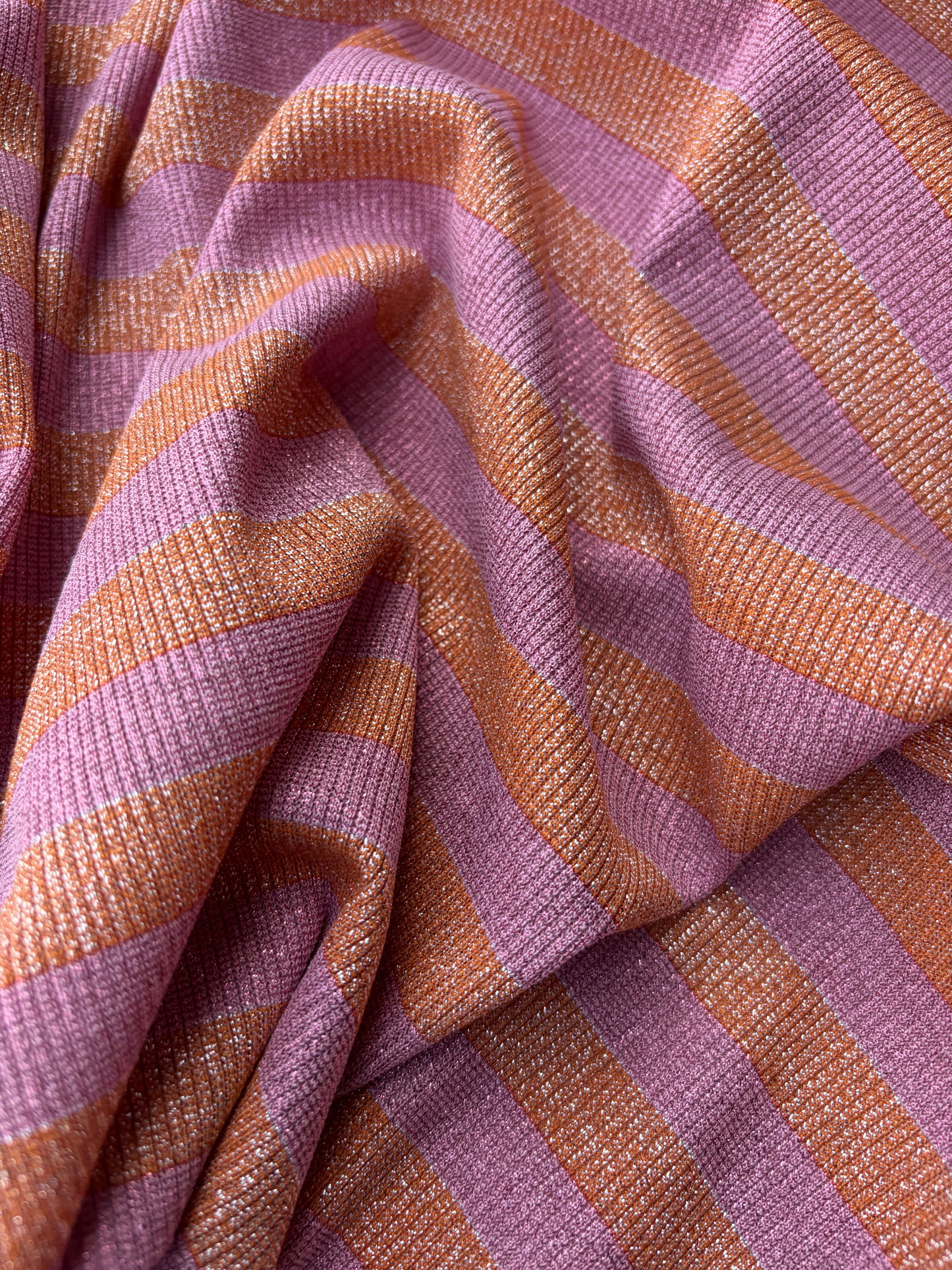 NED 021 shiny viscose jersey stripes