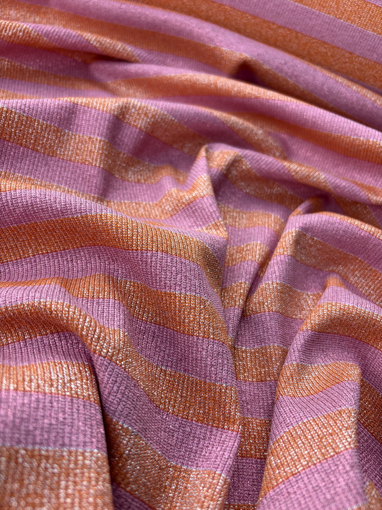 NED 021 shiny viscose jersey stripes