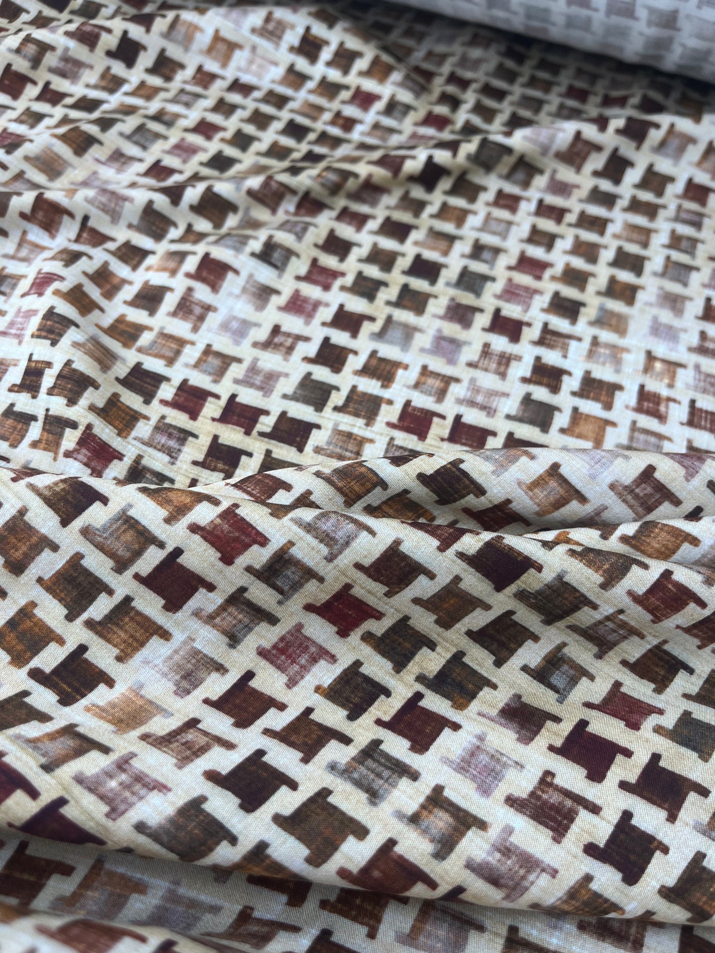 LAZARUS 030 viscose small square print