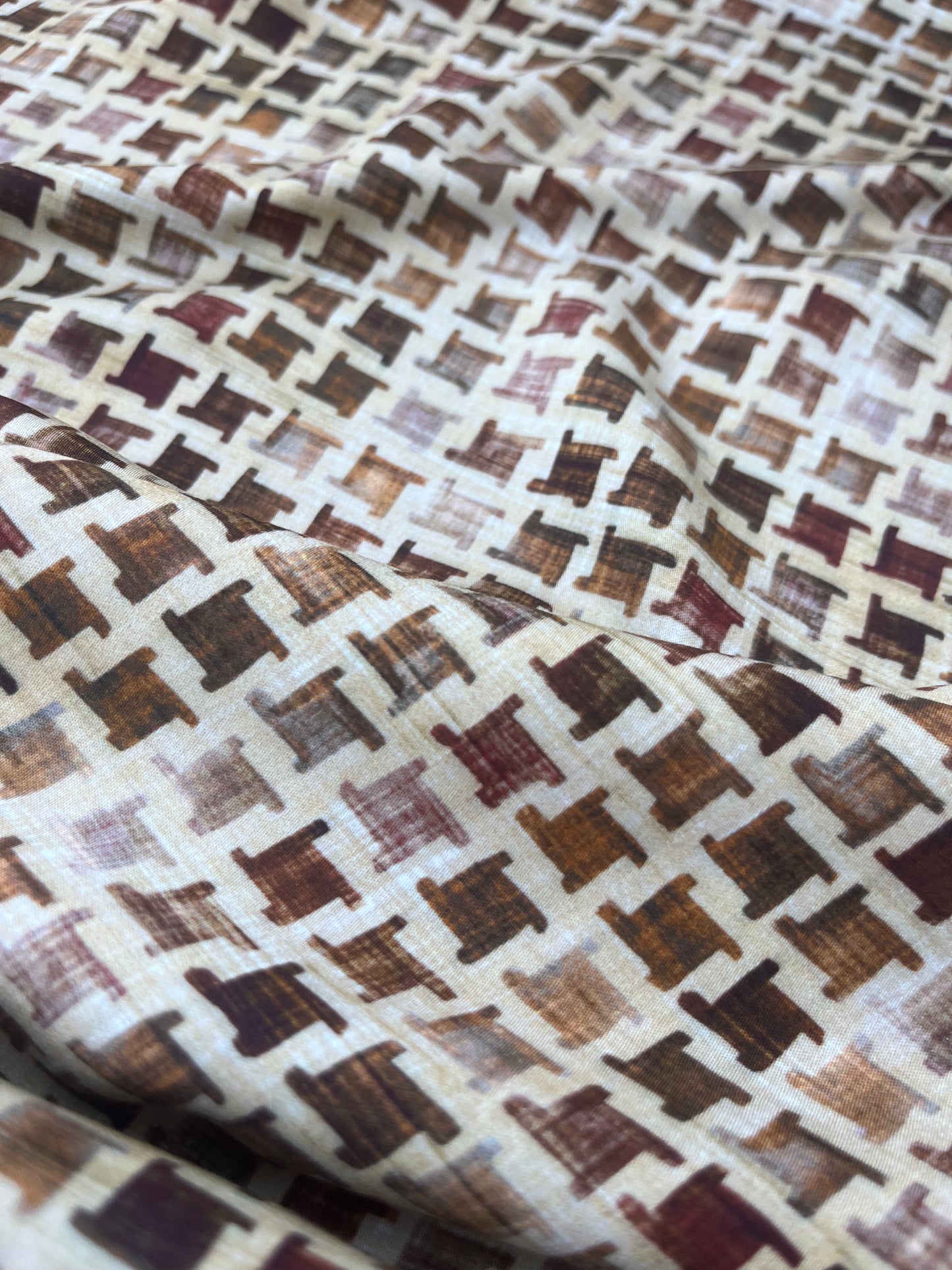 LAZARUS 030 viscose small square print