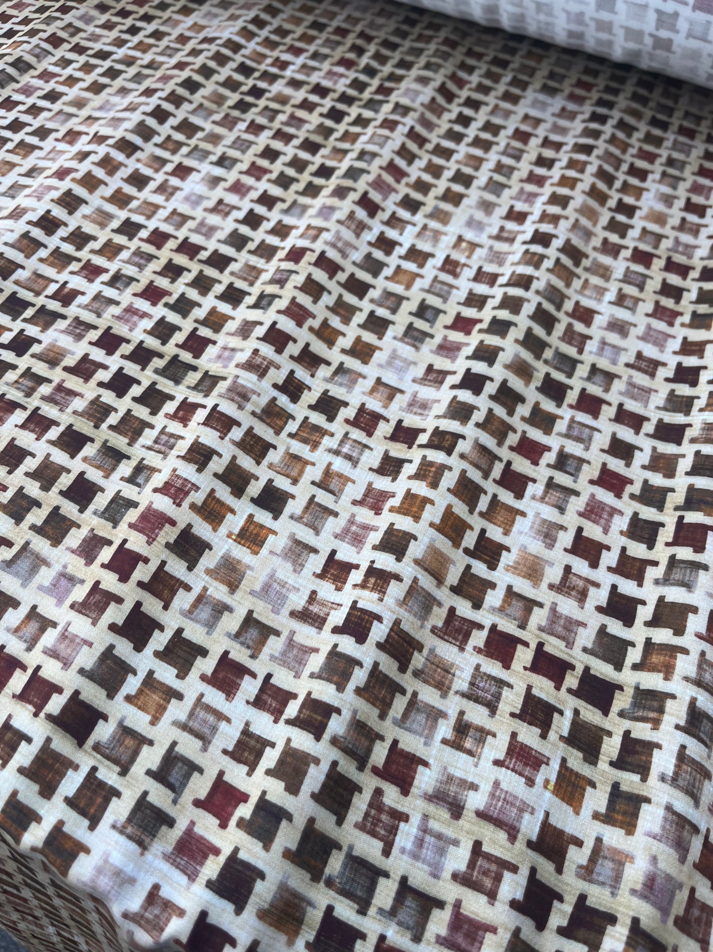 LAZARUS 030 viscose small square print