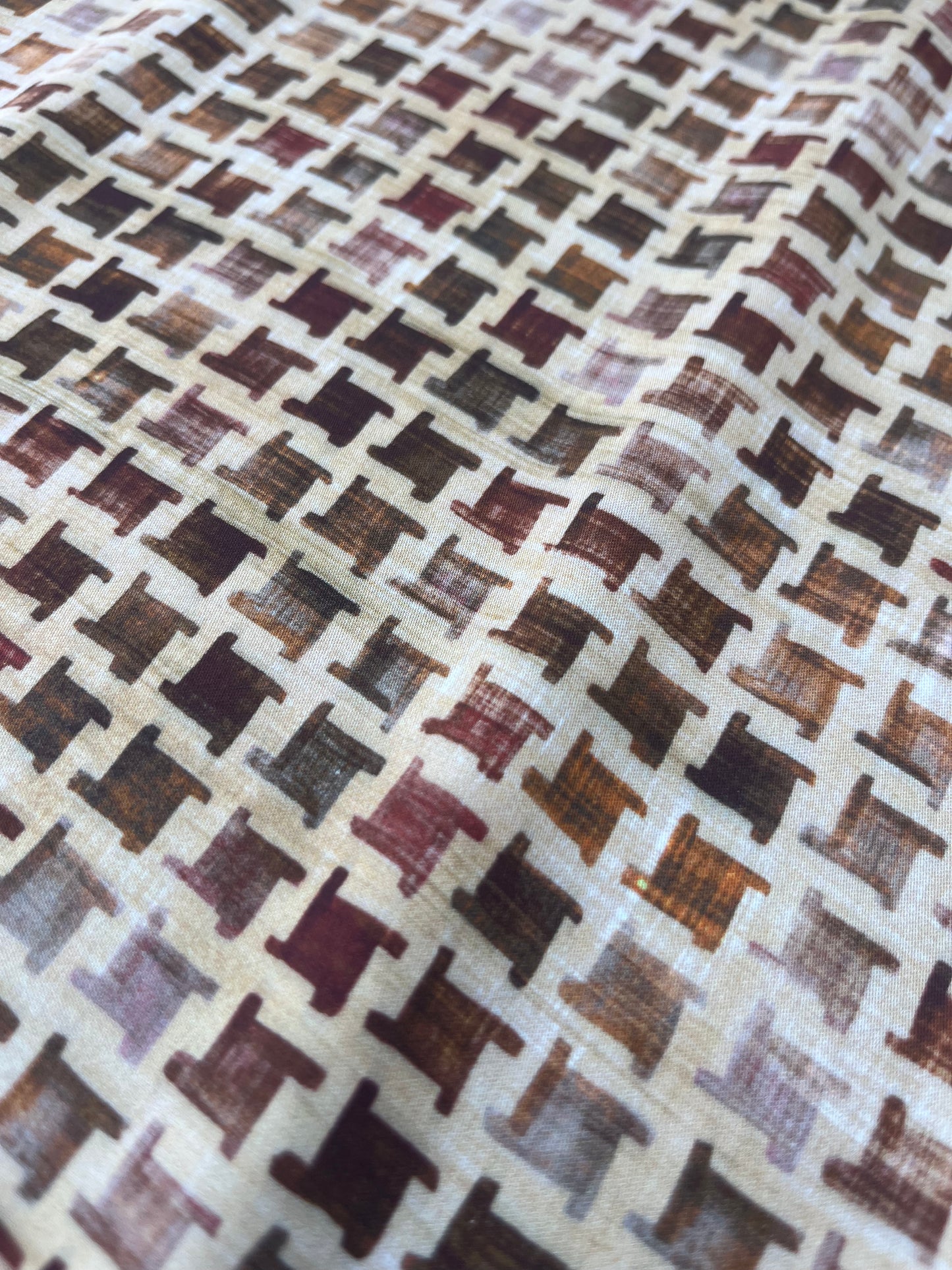 LAZARUS 030 viscose small square print